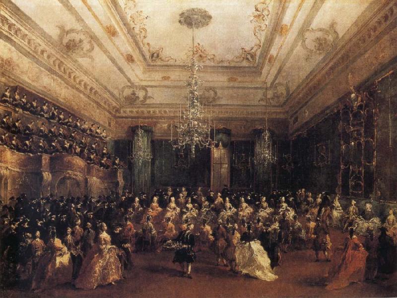 Francesco Guardi Venetian Gala Concert oil painting image